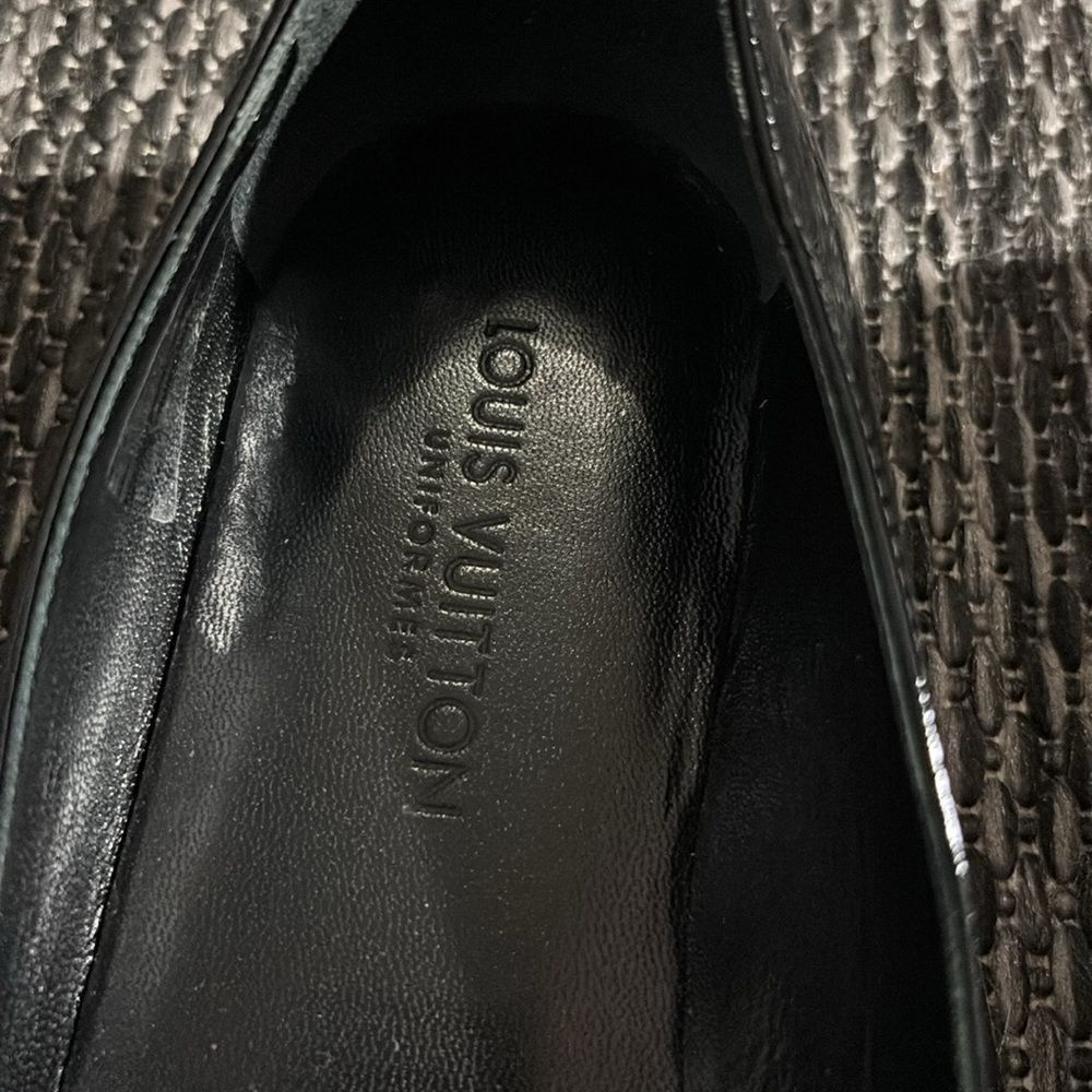 LOUIS VUITTON Patent Uniformes Ballet Flats Black - Picture 4 of 11
